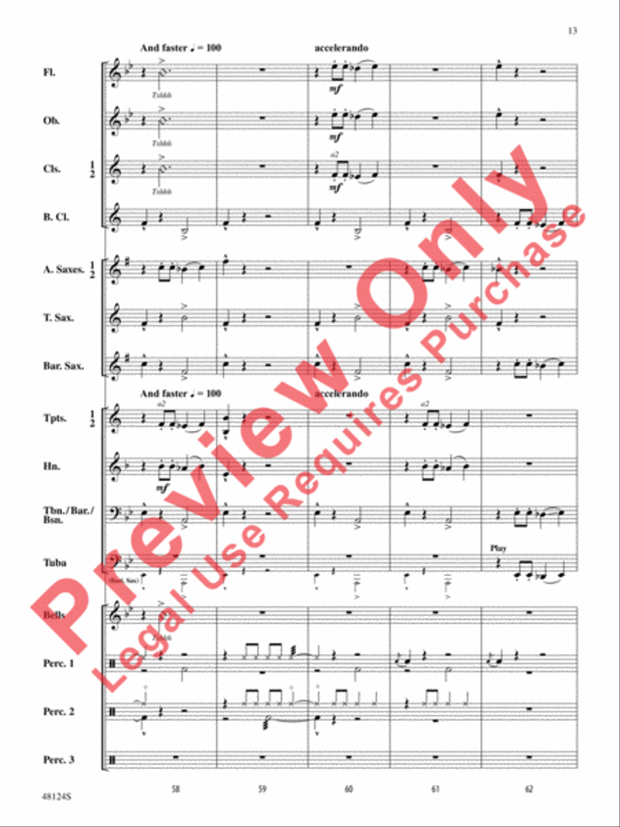 Tin Man Does the Iron City Concert Band scores gallery preview page 14