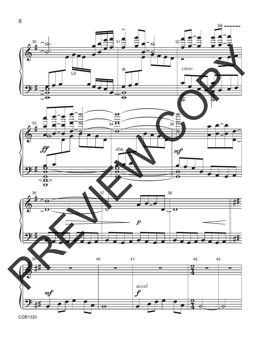 Aurora Aurora Handbell Choir scores gallery preview page 5