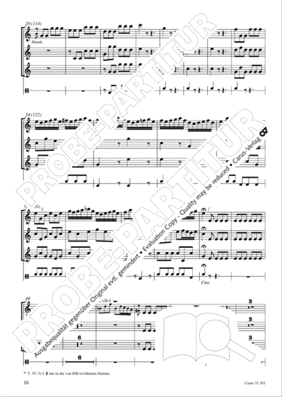 Bach for Brass 1: Cantatas I Voice scores gallery preview page 25