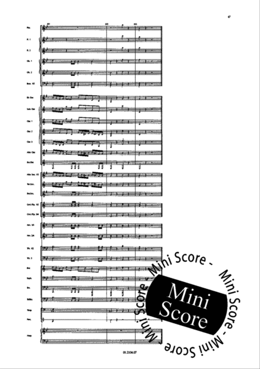 Die Meistersinger von Nurnberg Concert Band scores gallery preview page 51