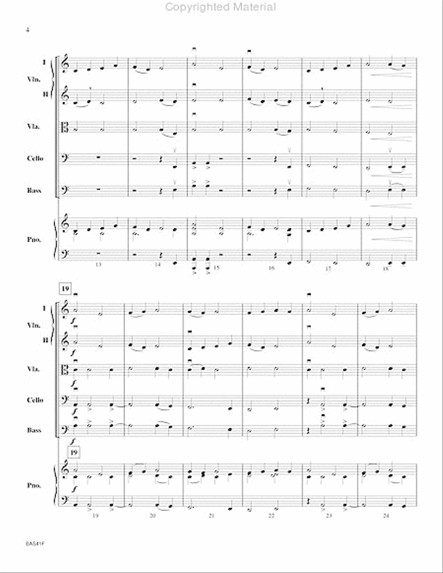 Enchanted Village String Orchestra scores gallery preview page 5