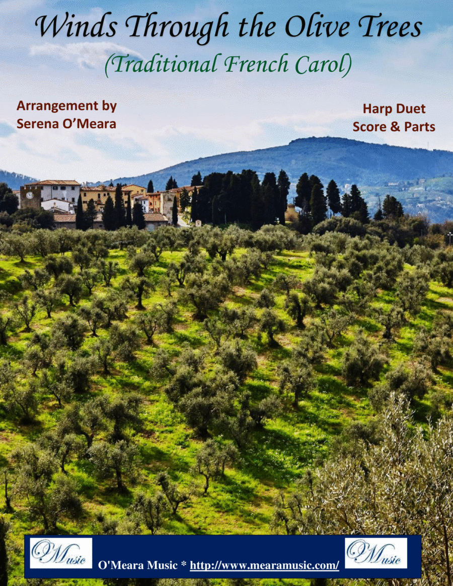 Winds Through The Olive Trees, Harp Duet Celtic Harp scores gallery preview page 1