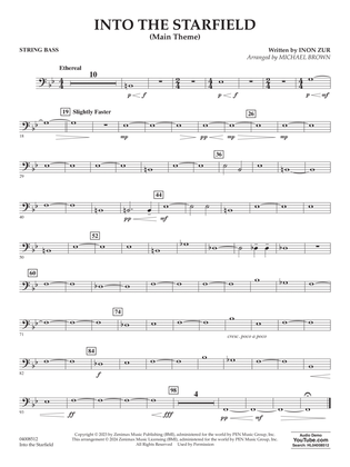 Into The Starfield (arr. Michael Brown) - String Bass