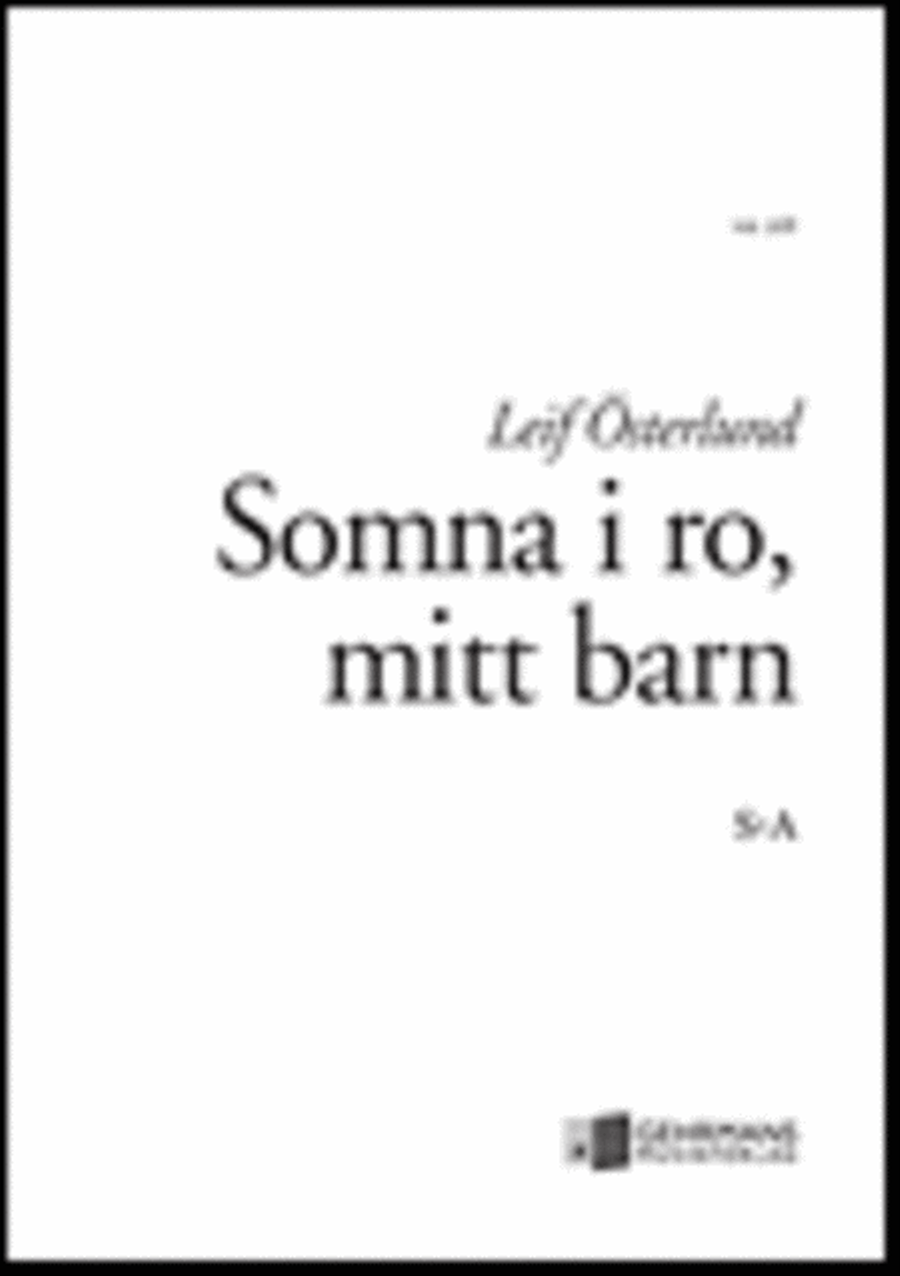 Somna i ro, mitt barn Somna i ro, mitt barn SA scores gallery preview page 1