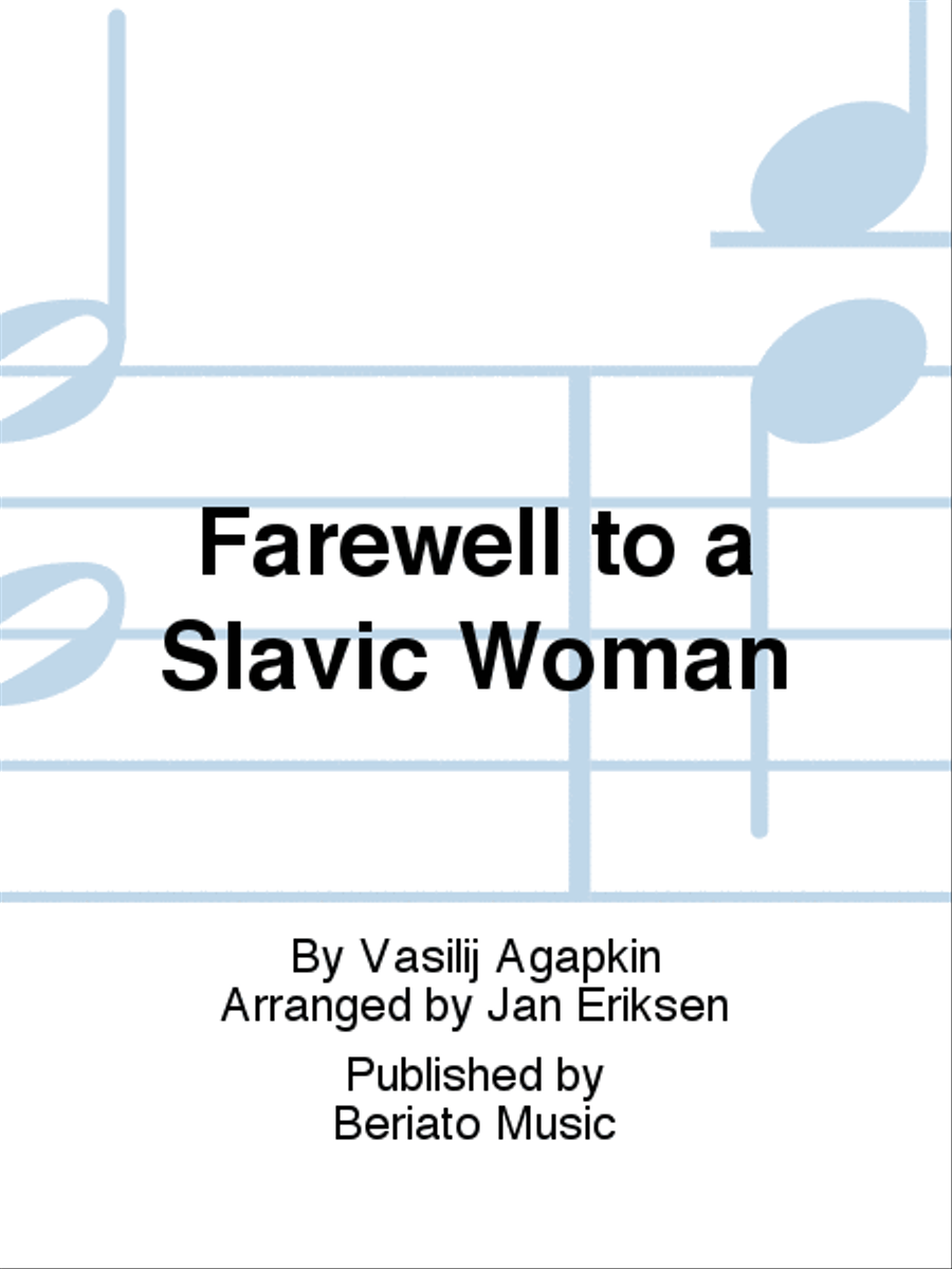 Farewell to a Slavic Woman Concert Band scores gallery preview page 1