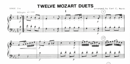 Twelve Mozart Duets