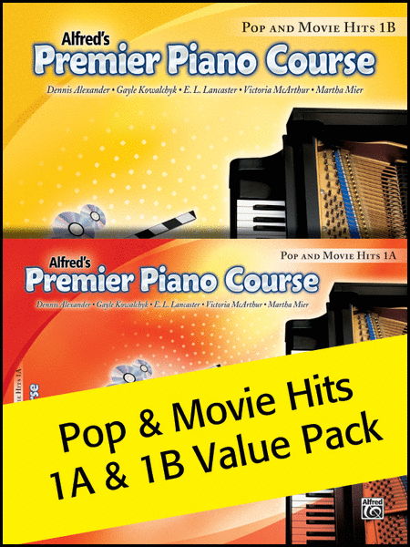 Premier Piano Course, Pop and Movie Hits 1A & 1B 2012 (Value Pack)