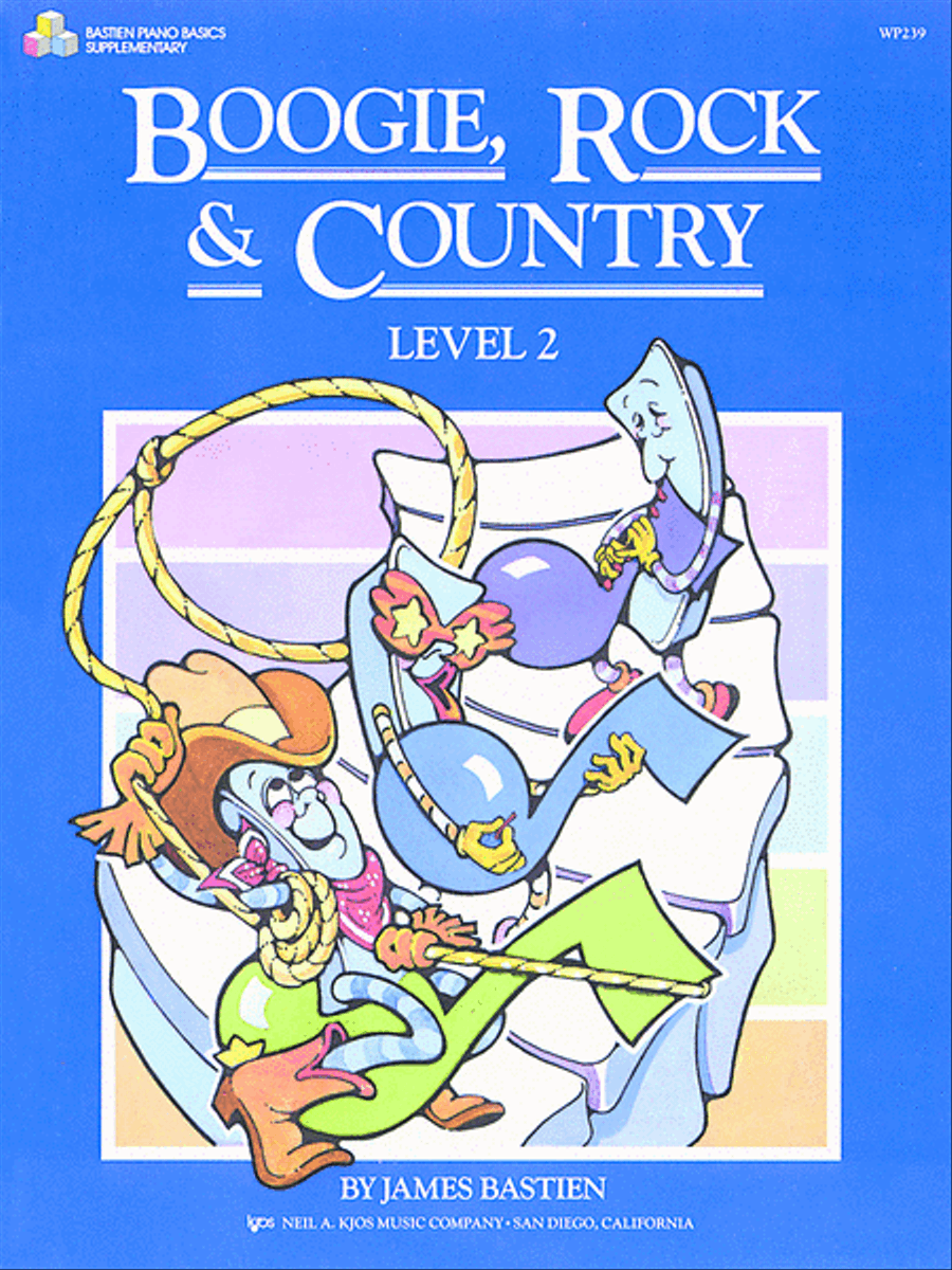 Boogie, Rock and Country, Level 2 Piano Method scores gallery preview page 1
