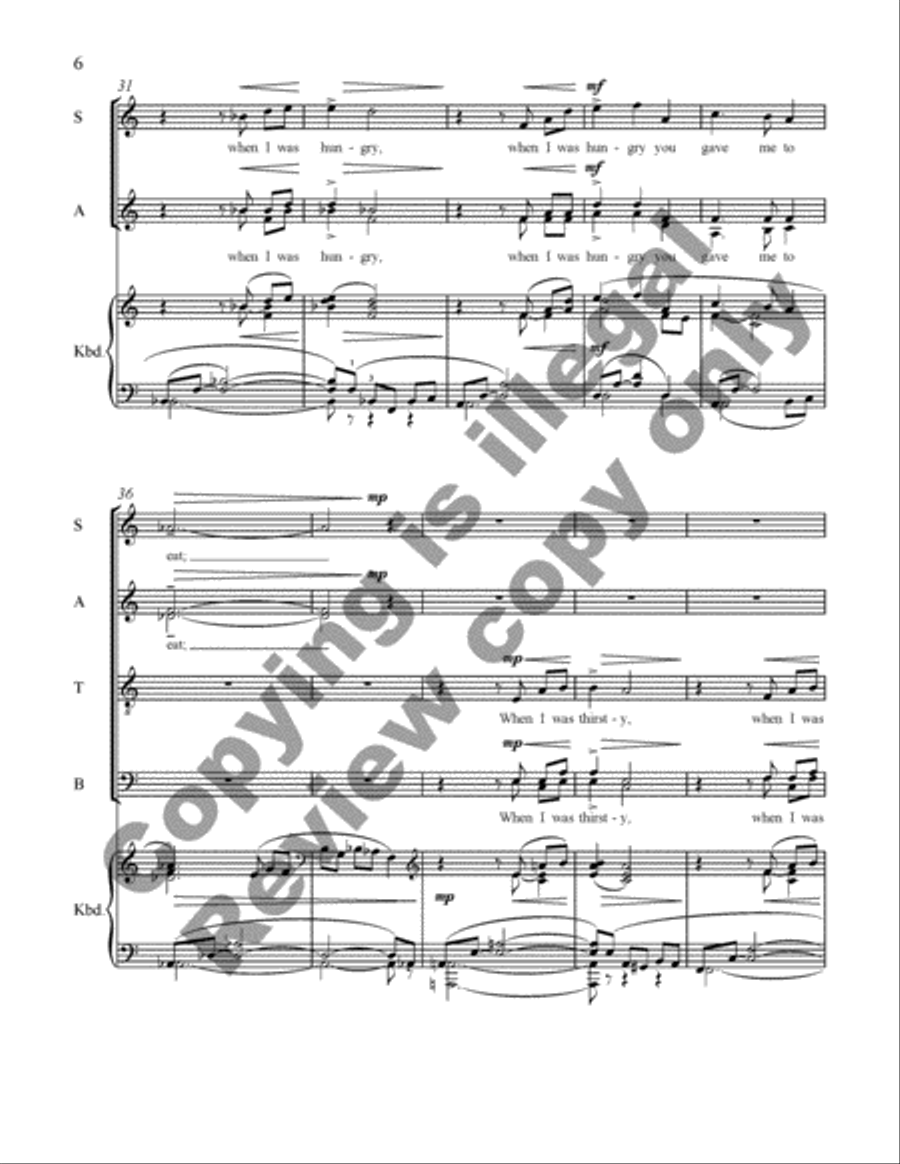 Come, all you blessed children Divisi scores gallery preview page 19