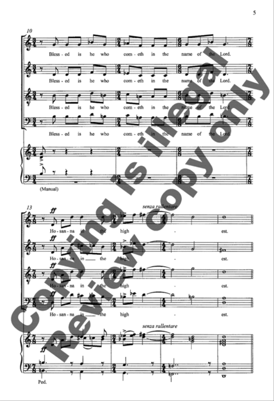 Missa Capella Regis 4-Part scores gallery preview page 11