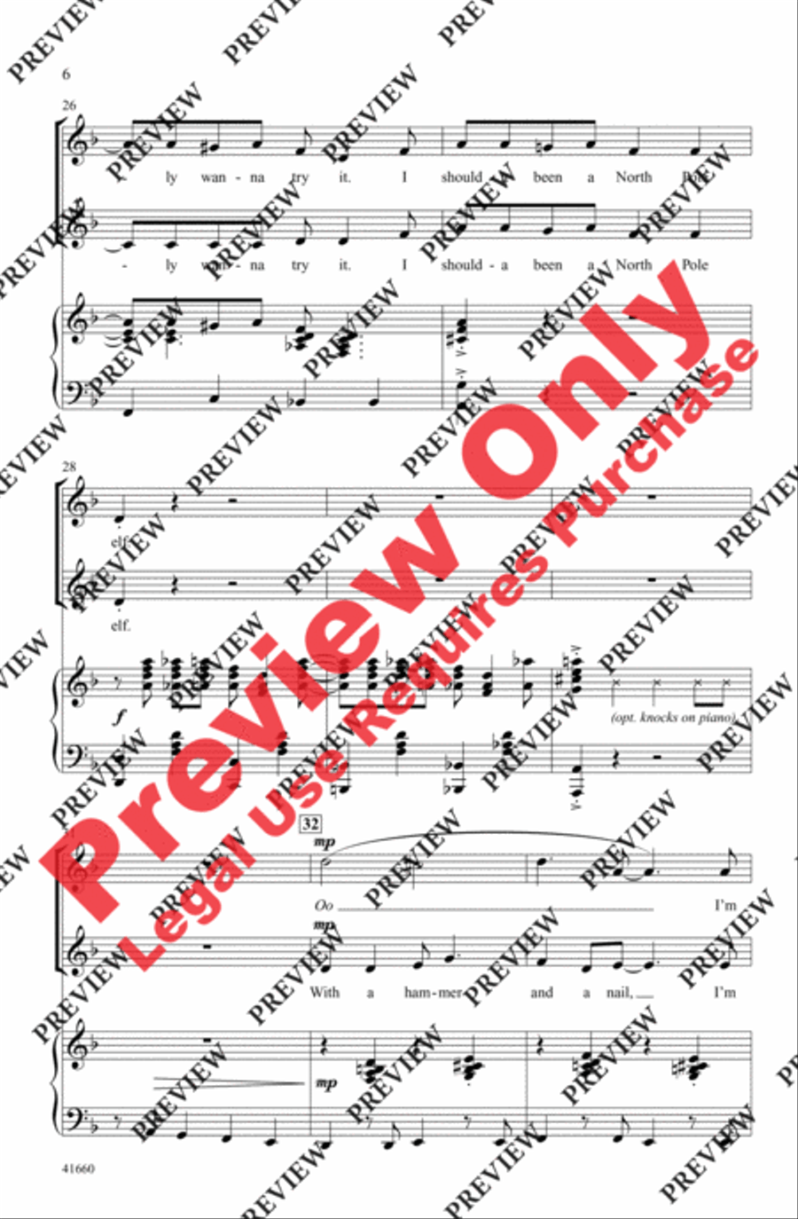 Shoulda Been a North Pole Elf - SoundTrax CD (CD only) Choir scores gallery preview page 5