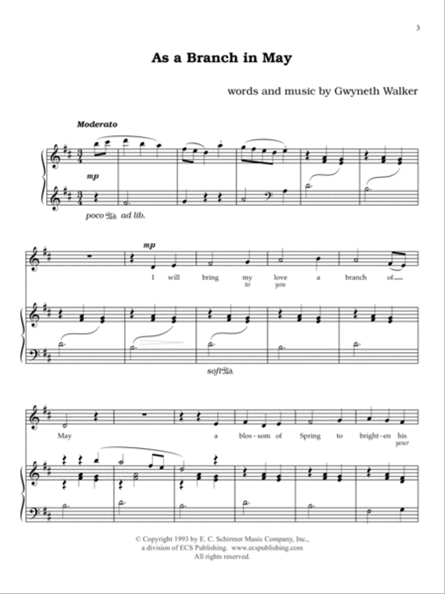 As a Branch in May Piano scores gallery preview page 1