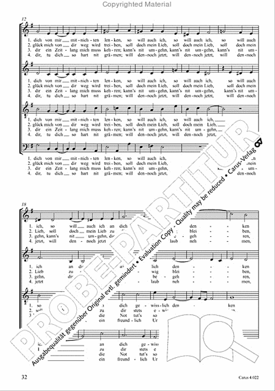 Gott bh!te dich Gott bh!te dich 4-Part scores gallery preview page 4