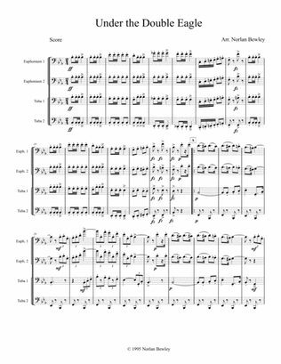 Under The Double Eagle March - Tuba/Euphonium Quartet