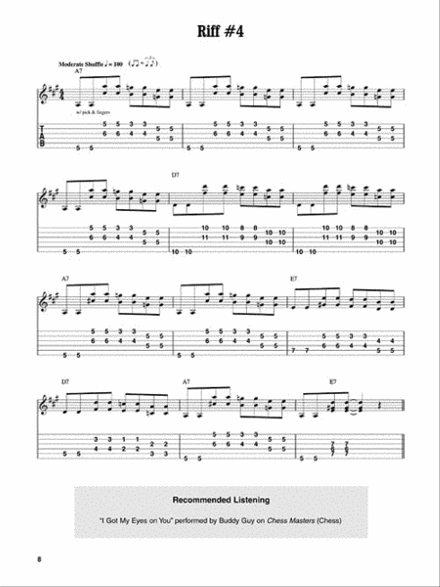 12-Bar Blues Riffs 12-Bar Blues Riffs Electric Guitar scores gallery preview page 5