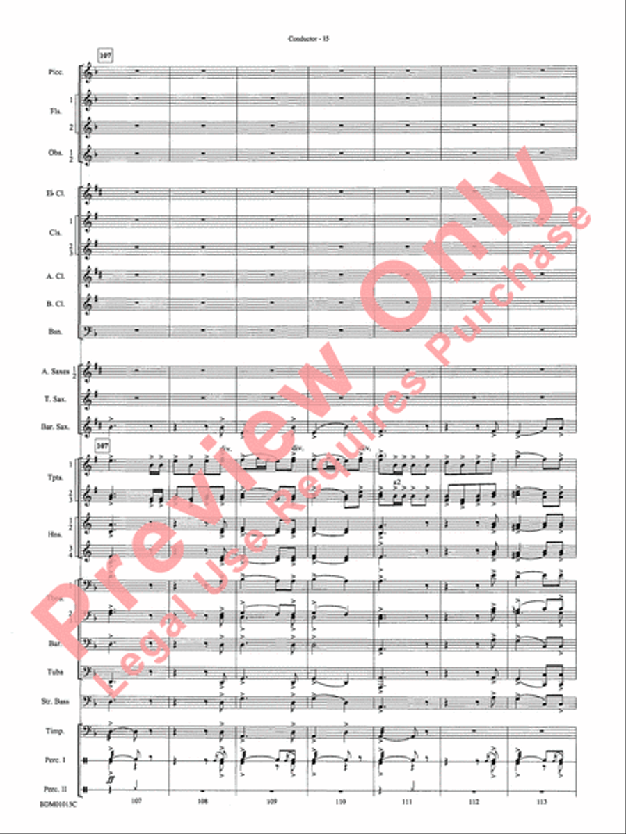 Brighton Beach Brighton Beach Concert Band scores gallery preview page 17