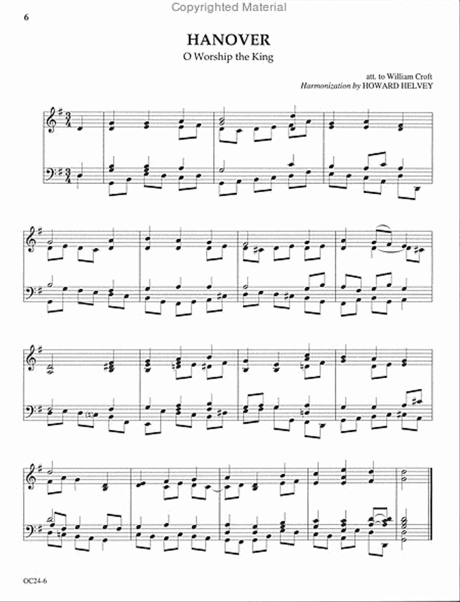 Free Harmonizations for Hymn-Singing II Organ scores gallery preview page 3