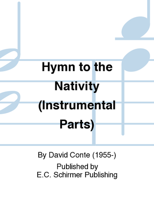 Hymn to the Nativity (Reduced Orchestra Parts)
