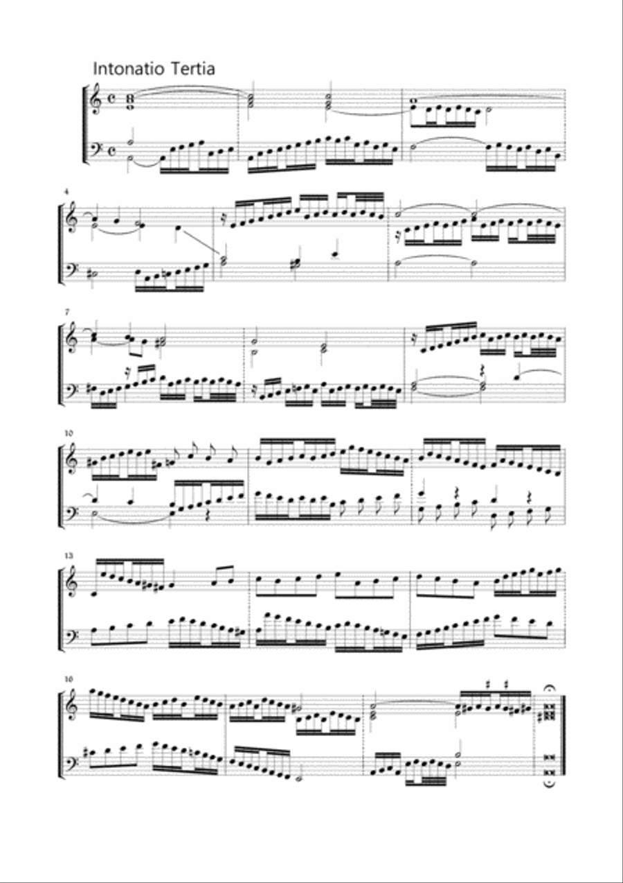 INTONAZIONI - S.A. Scherer - For Organ Organ Solo scores gallery preview page 3