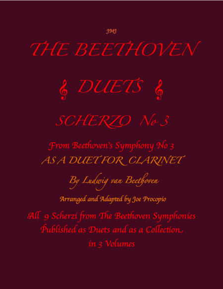 The Beethoven Duets For Clarinet Scherzo No. 3 image number null