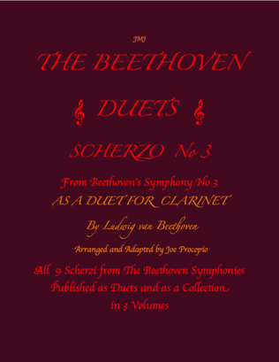 The Beethoven Duets For Clarinet Scherzo No. 3