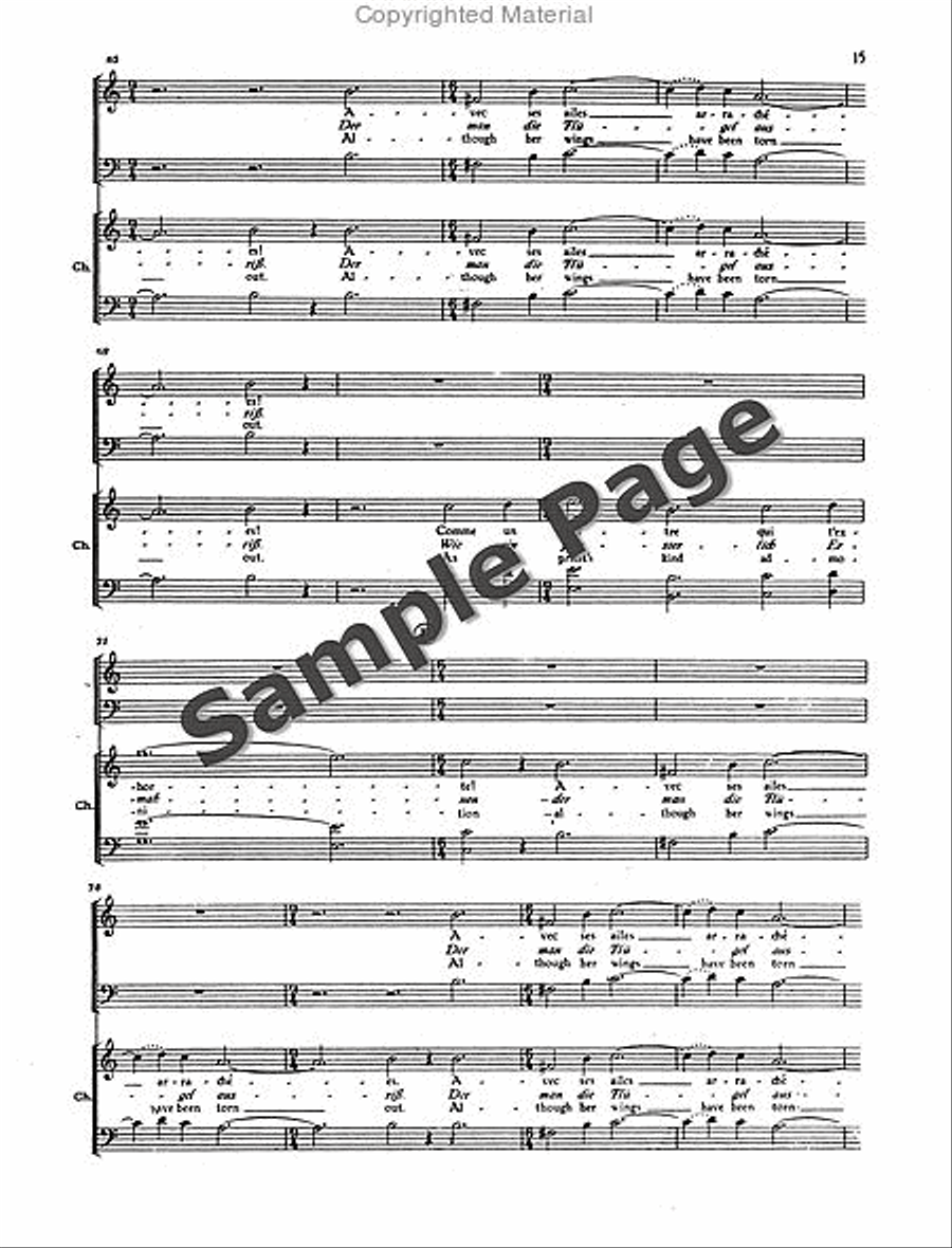 Canticle To Hope Vocal Score 4-Part scores gallery preview page 16