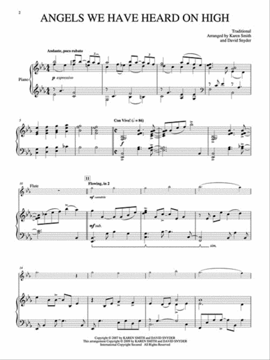 O Holy Night O Holy Night Flute Solo scores gallery preview page 7