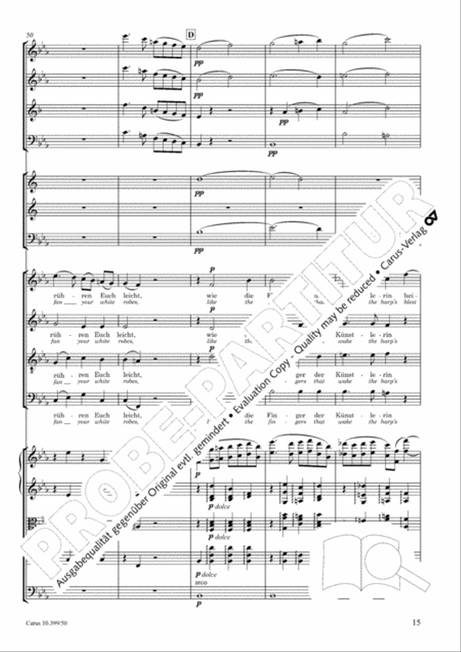 Schicksalslied, Op. 54 Choir scores gallery preview page 16