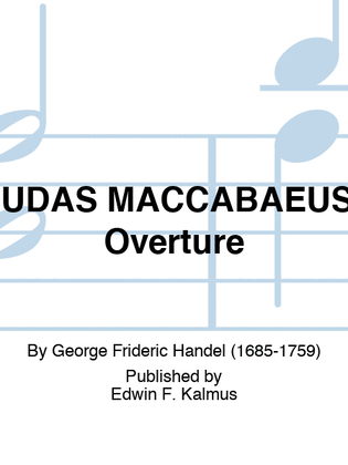 Book cover for JUDAS MACCABAEUS: Overture