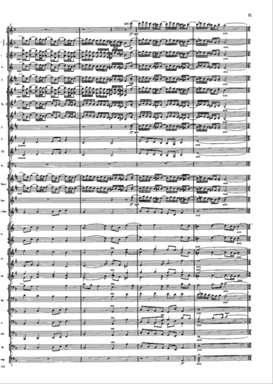 My Heart Is Filled With Longing Concert Band scores gallery preview page 11