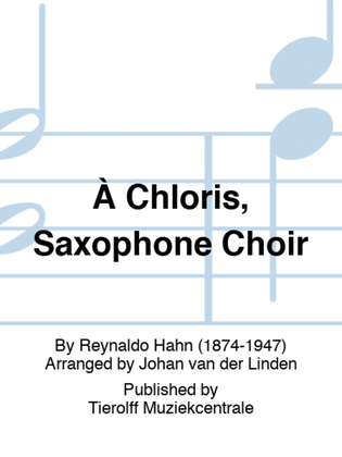 À Chloris, Saxophone ensemble