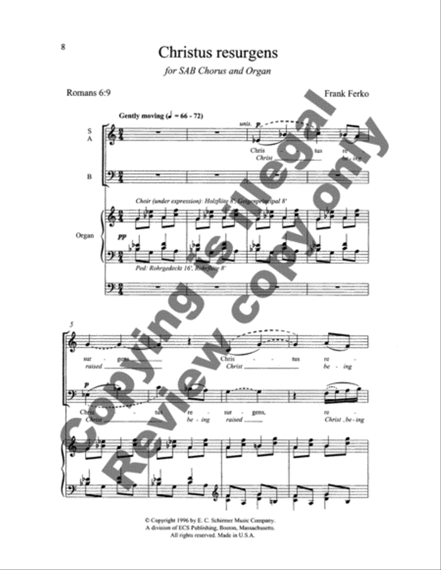 Somerset Anthem Books, Volume II (Easter) 3-Part scores gallery preview page 4