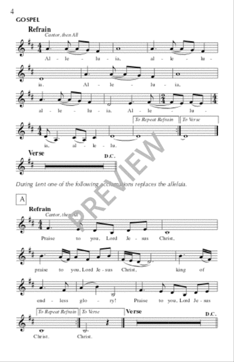 Welcome Table: A Mass of Spirituals - Assembly edition Unison Choir scores gallery preview page 6