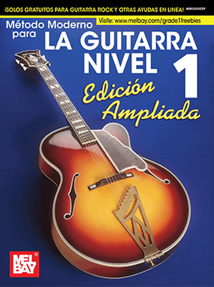 Metodo de Guitarra Moderna Grado 1, Edicion Expandida, Español Guitar scores gallery preview page 1