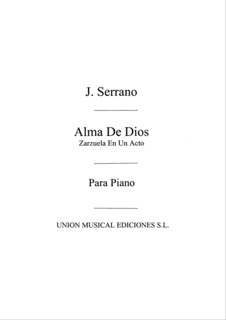 Alma De Dios No.5 For Piano Choir scores gallery preview page 1
