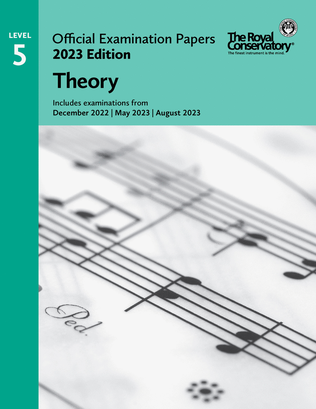Book cover for 2023 Official Examination Papers: Level 5 Theory