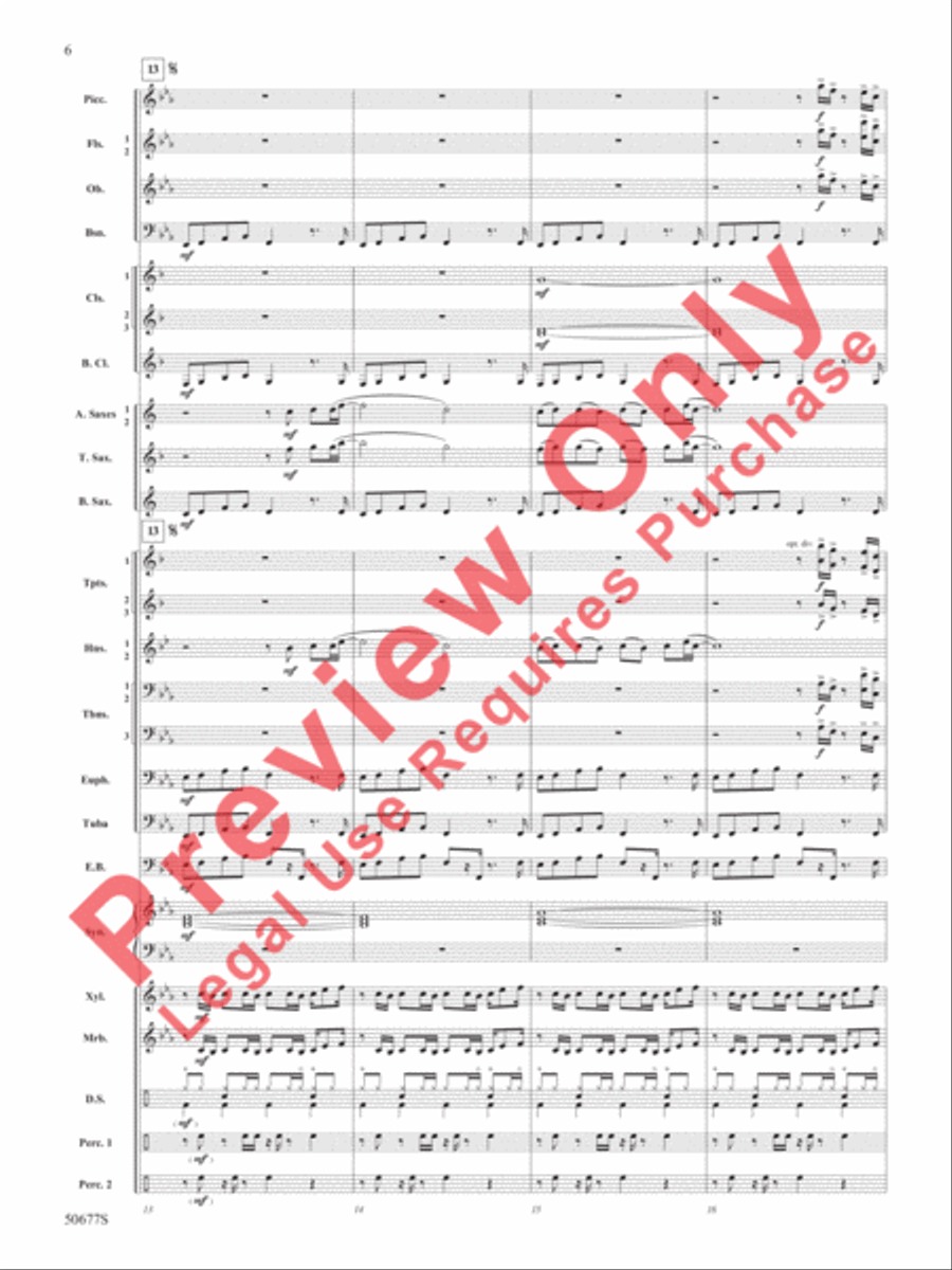 Thriller Thriller Concert Band scores gallery preview page 7