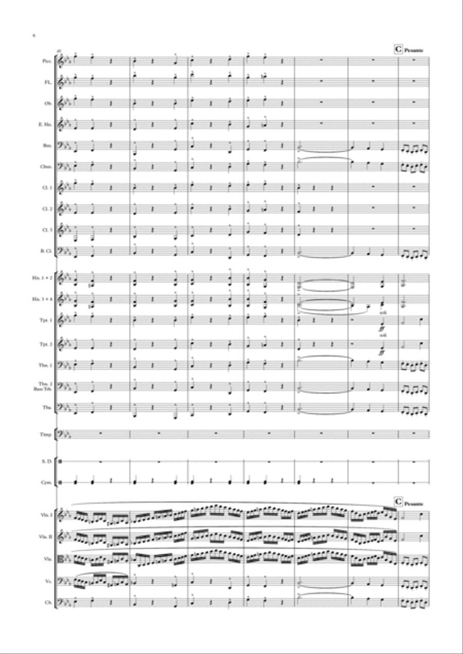 Chaconne Chaconne Full Orchestra scores gallery preview page 6