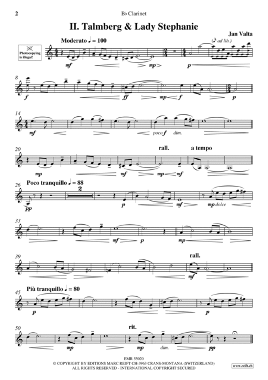 Themes From Kingdom Come: Deliverance Clarinet Solo scores gallery preview page 3