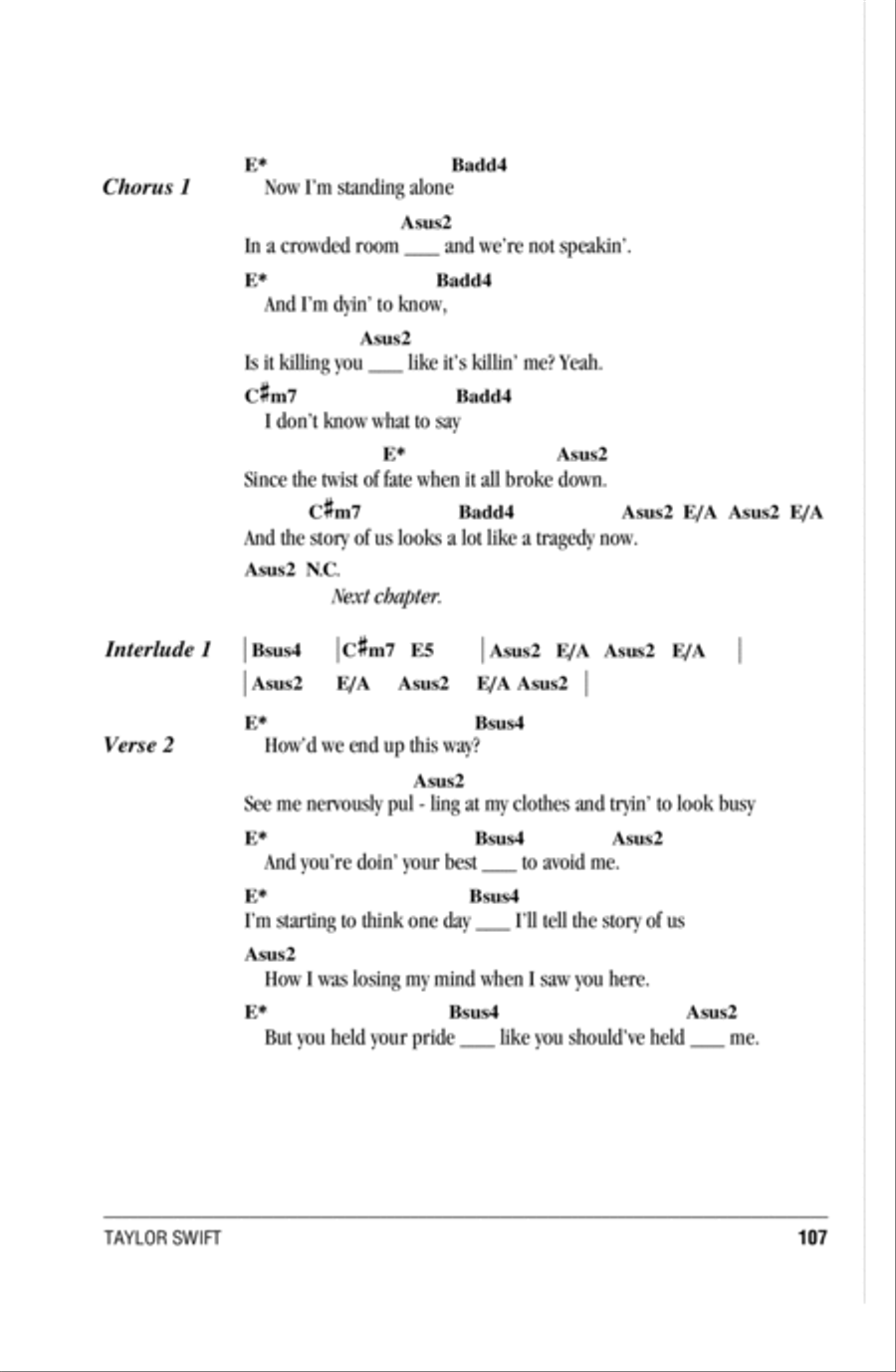 The Story Of Us Acoustic Guitar scores gallery preview page 2