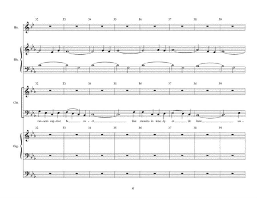 Oh Come, Oh Come Emmanuel - instrumental set 4-Part scores gallery preview page 6