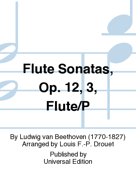 Flute Sonatas, Op. 12, 3, Flute/P