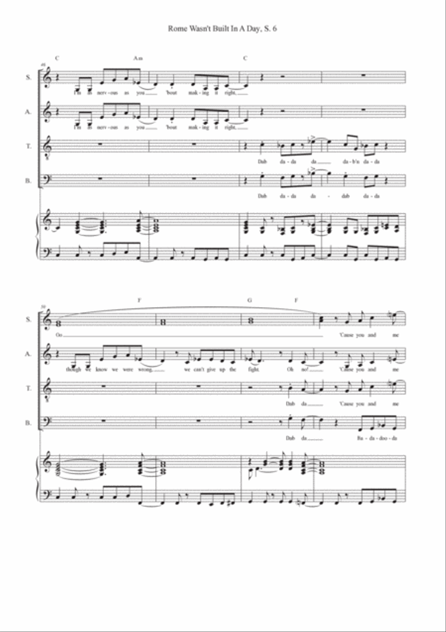 Rome Wasn't Built In A Day Divisi scores gallery preview page 6