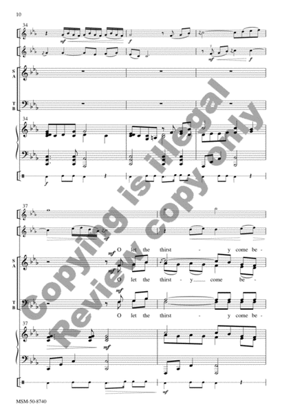 Rivers of Living Water (Choral Score) image number null