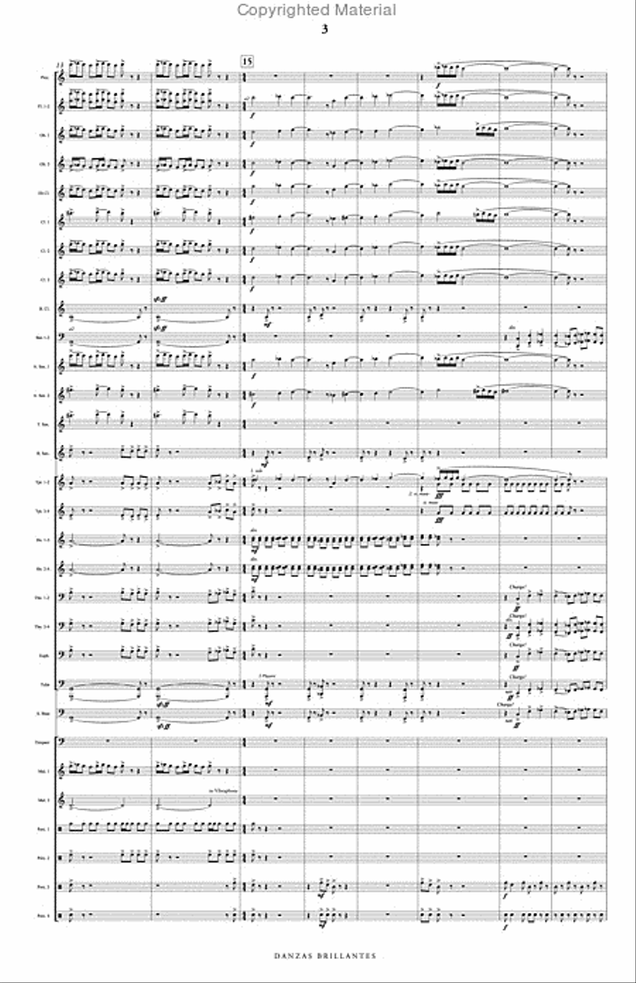 Danzas Brillantes Danzas Brillantes Concert Band scores gallery preview page 4