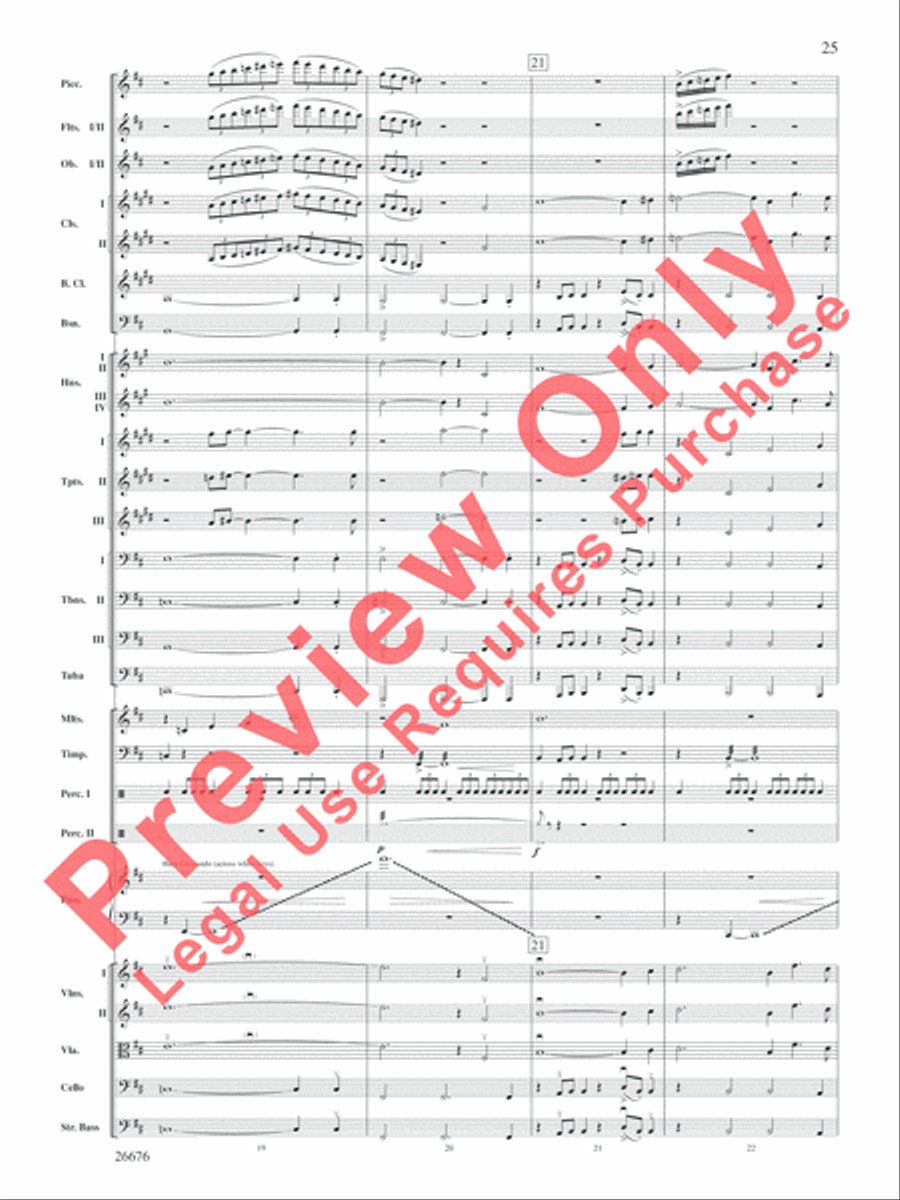 Star Wars Epic -- Part I, Suite from the Full Orchestra scores gallery preview page 26