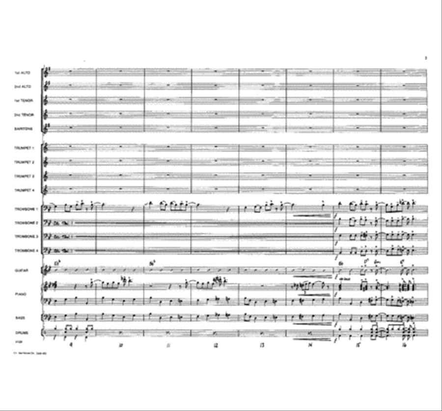 <br>Sheet music extract