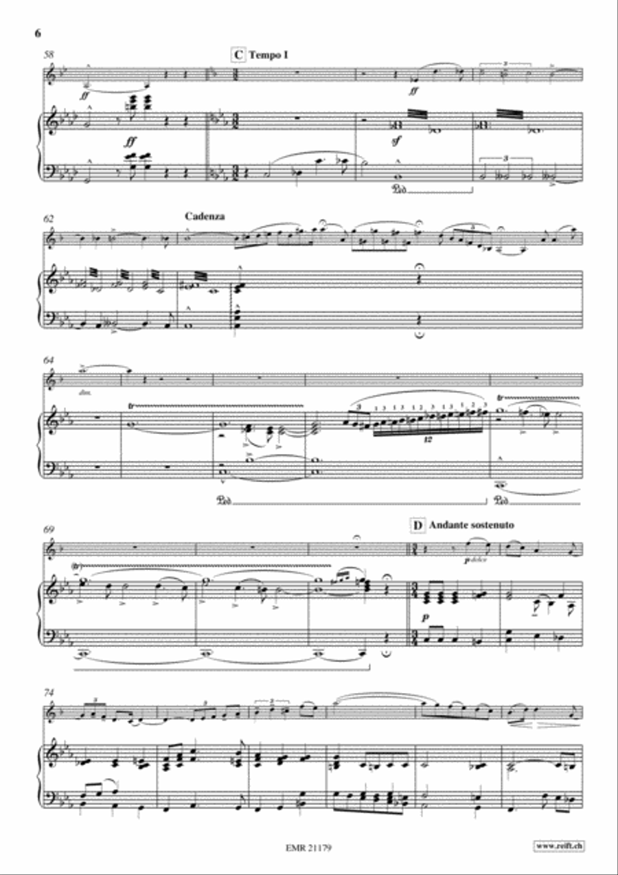 Concerto No. 3 Euphonium scores gallery preview page 6