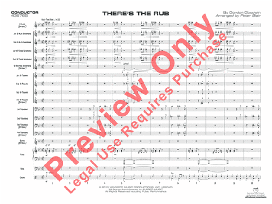 There's the Rub There's the Rub Jazz Ensemble scores gallery preview page 2