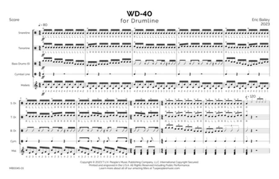 WD-40 (Drumline Warm-up)